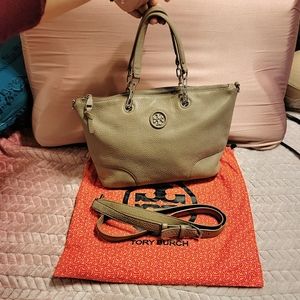 Authentic Tory Burch Whipstitch Satchel